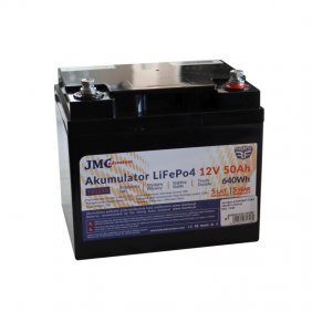 Akumulator LiFePO4 JMC 12V 12.8V 50Ah Bluethooth