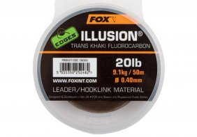 Fox Edges Illusion Flurocarbon Leader 50m 0.40mm