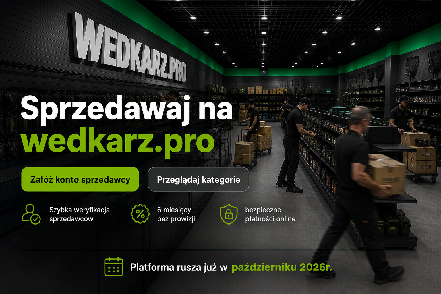 Wędkarz.pro – marketplace dla sprzedawców i kupujących sprzęt wędkarski