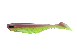 Berkley Powerbait Ripple Shad 7cm Purple Chartreuse