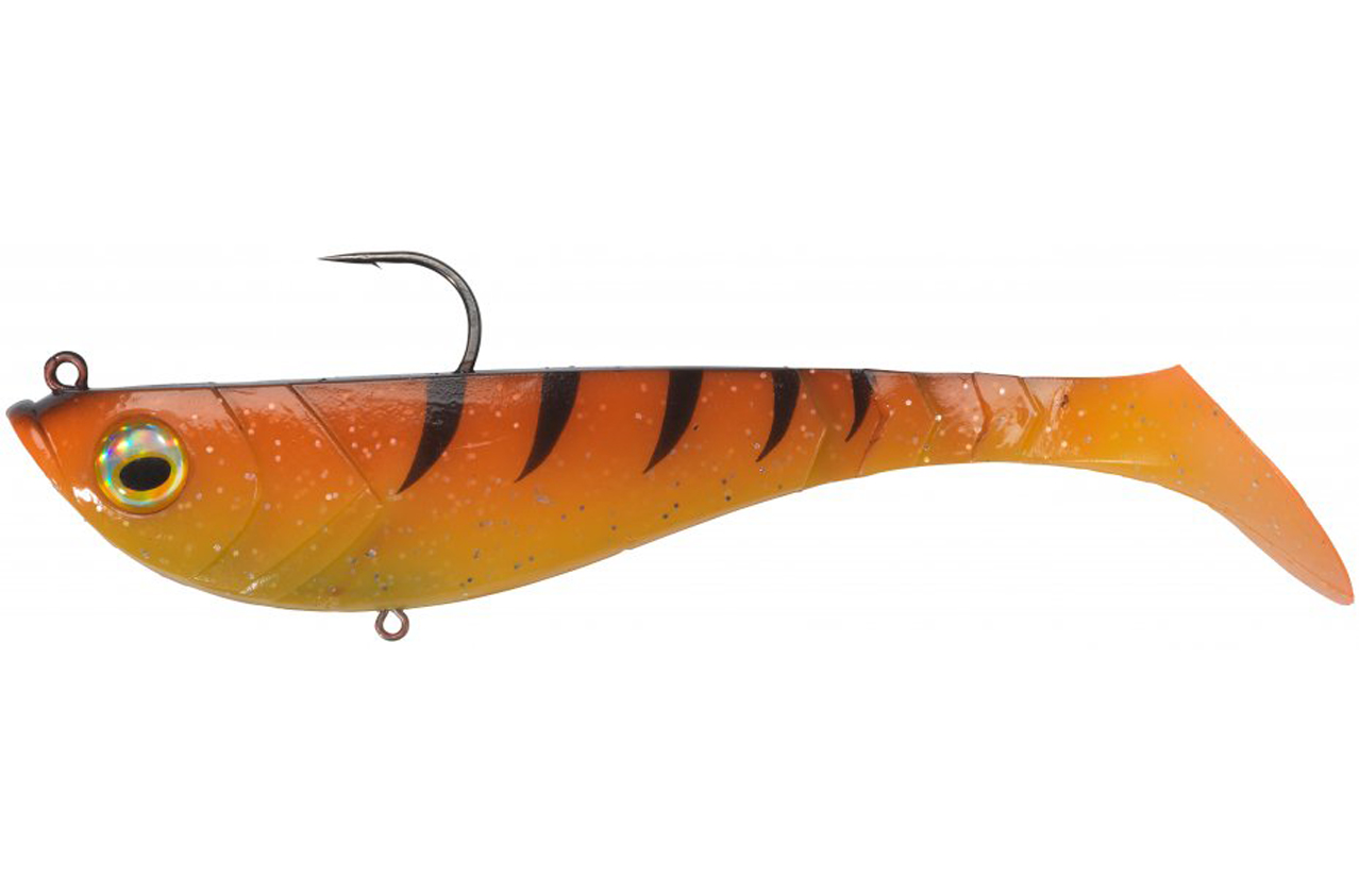 Berkley Pwb Prerigged Pulse Shad 14cm Orange Blk