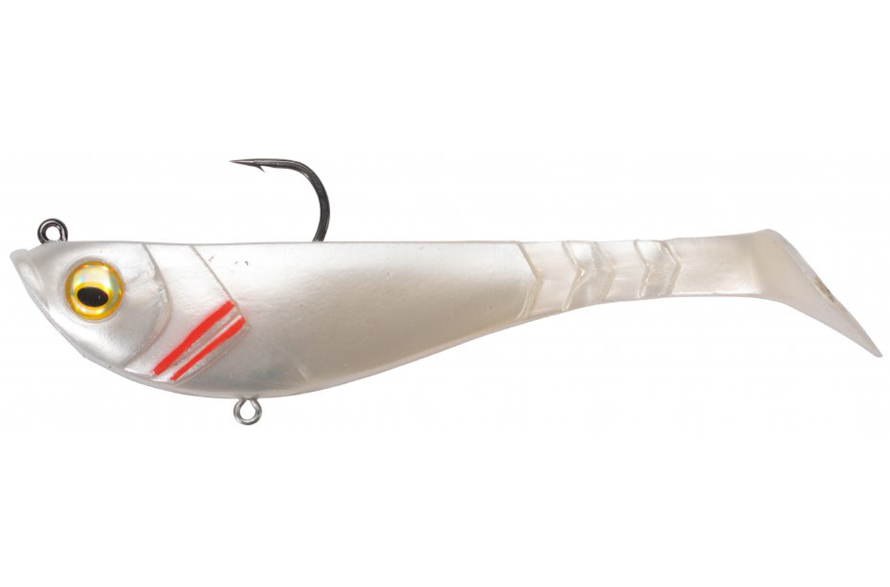 Berkley Pwb Prerigged Pulse Shad 8cm Pearl White