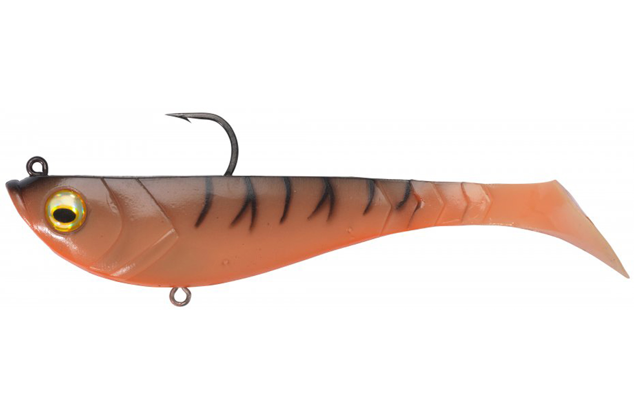 Berkley Pwb Prerigged Pulse Shad 11cm Tiger Prwn