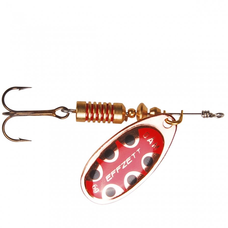 Effzett Standard Spinner Gold Black Dot 12g