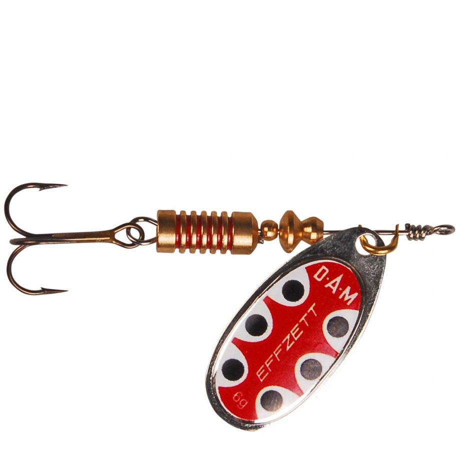 Effzett Standard Spinner Silver Black Dot 3g