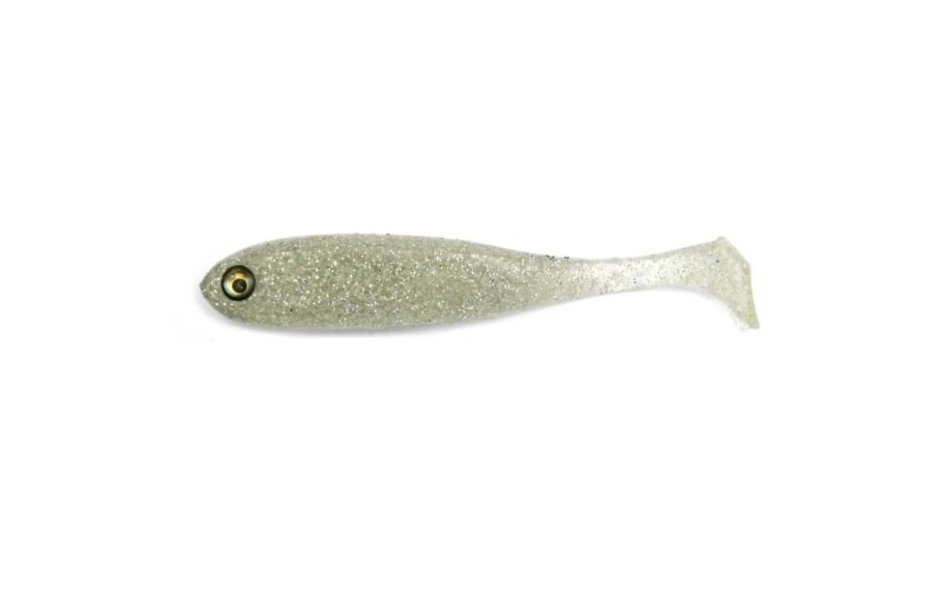 ADUSTA PENTA SHAD 4" 10CM, 11G, 013 CLEAR SILVER GLITTER S