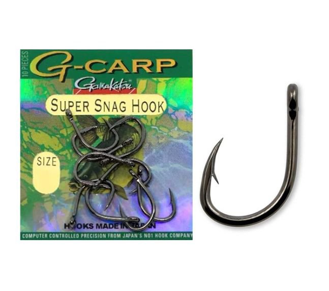 G-Carp Super Snag Hooks Black #2