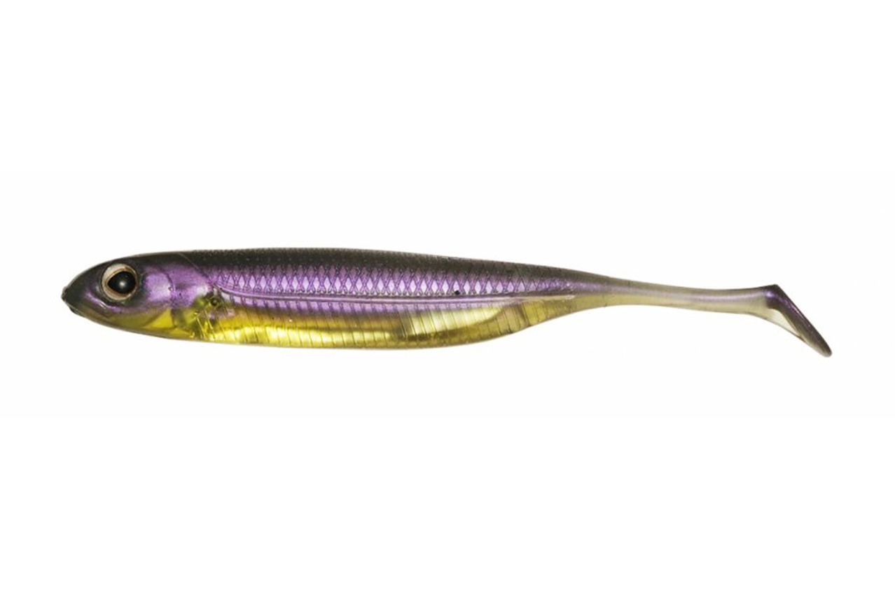 Fisharrow Flash J Shad 4" Purple Weenie/Silver #05