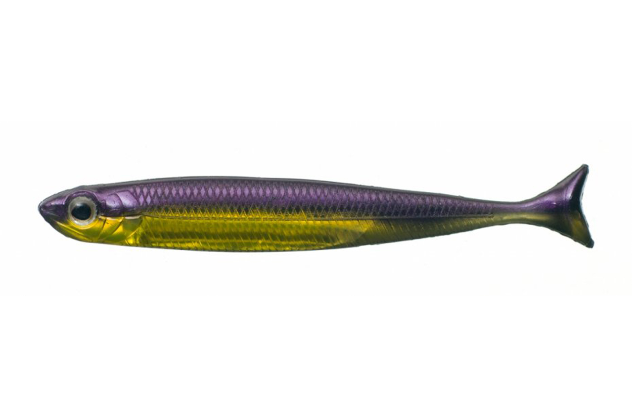 Fisharrow Flash J Huddle 4" Purple Weenie/Silver #05
