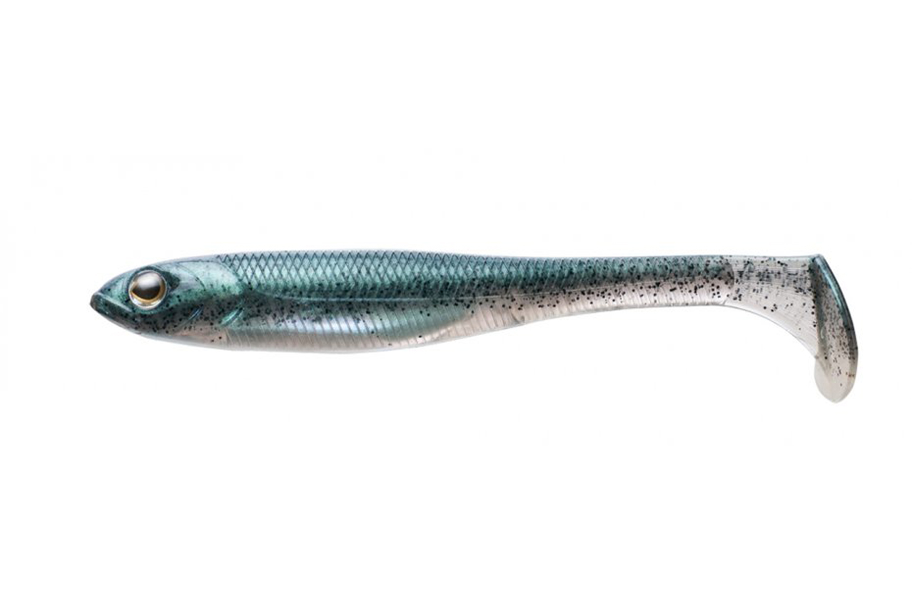 Fisharrow Flash-J Shad 4,5" Neongreen/Silver #03