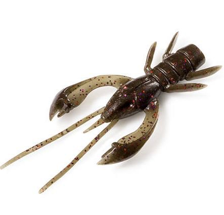 Real Craw 2” #050 - Green Pumpkin Brown/Red & Purple