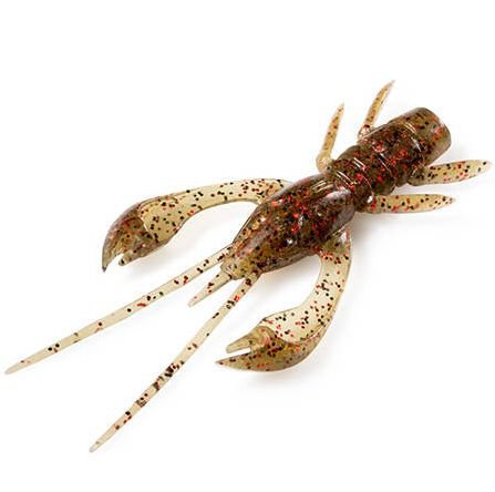 Real Craw 2 #045 - Green Pumpkin/Red & Black
