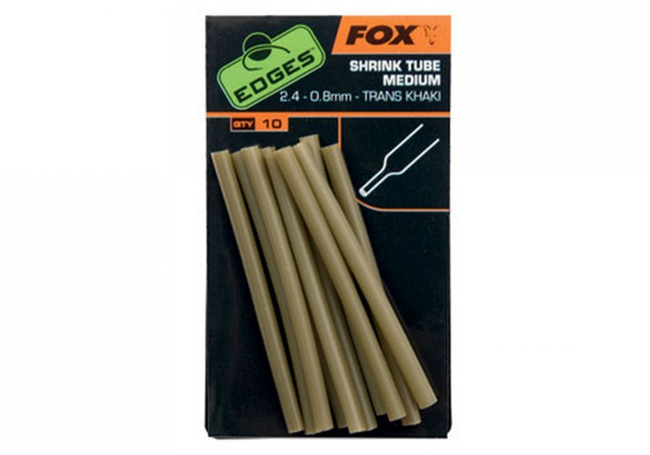 Fox Edges Shrink Tube S 1.8 - 0.7mm trans khaki