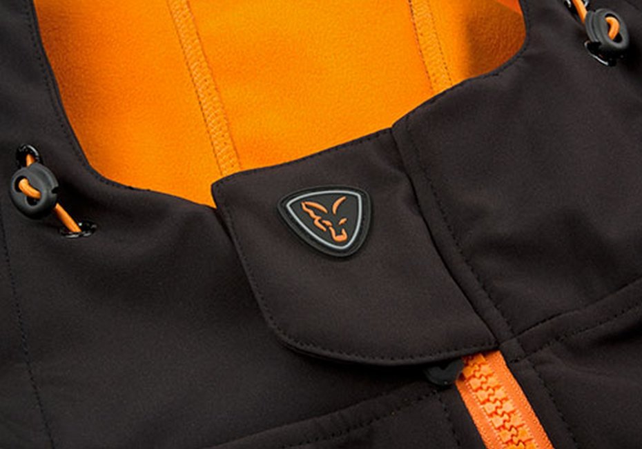 Fox Black Orange Shofshell Hoodie L — zdjęcie 3