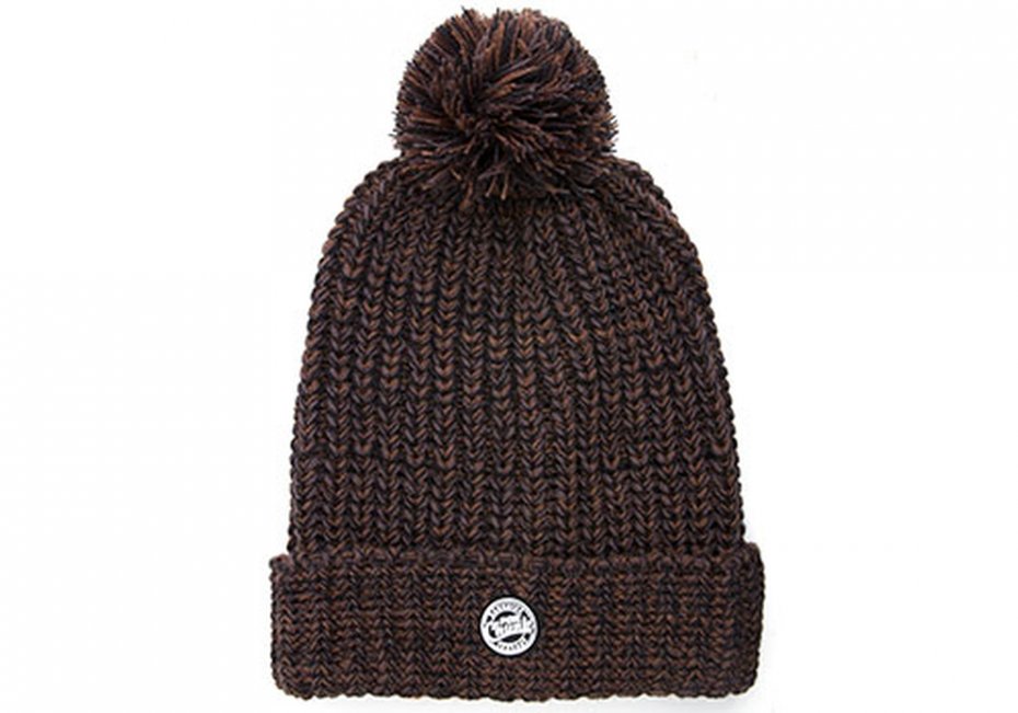 Fox Chunk Camo Heavy Knit Bobble Hat — zdjęcie 6