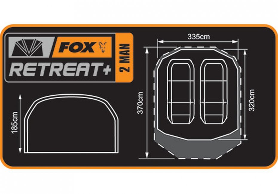 Fox Retreat Ripstop 2 man inc inner dome — zdjęcie 7