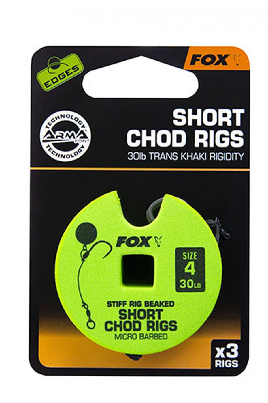Fox Edge Armapoint stiff rig Short Chod rigs 30lb 4 — zdjęcie 5