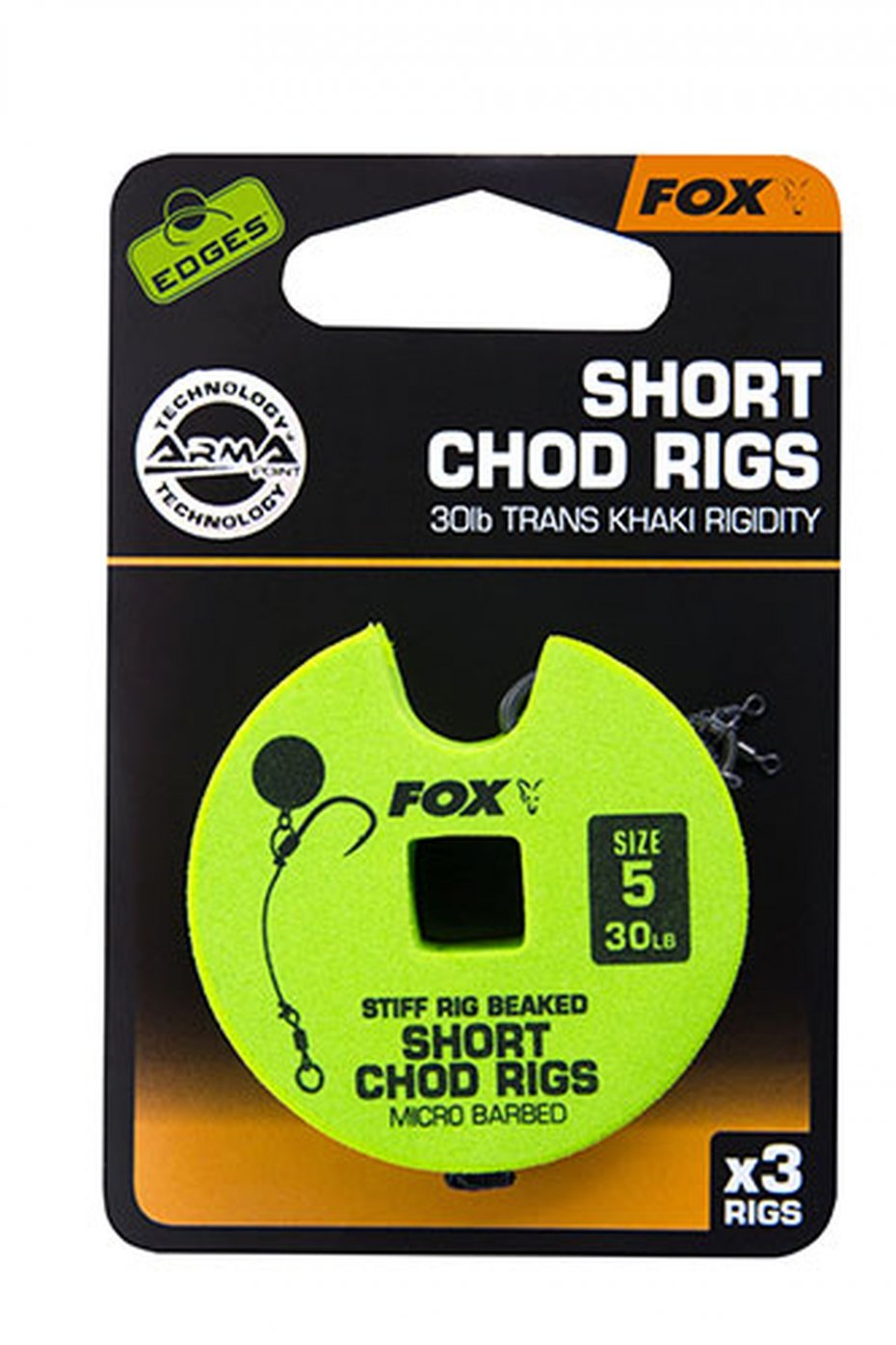 Fox Edge Armapoint stiff rig Short Chod rigs 30lb 4 — zdjęcie 12