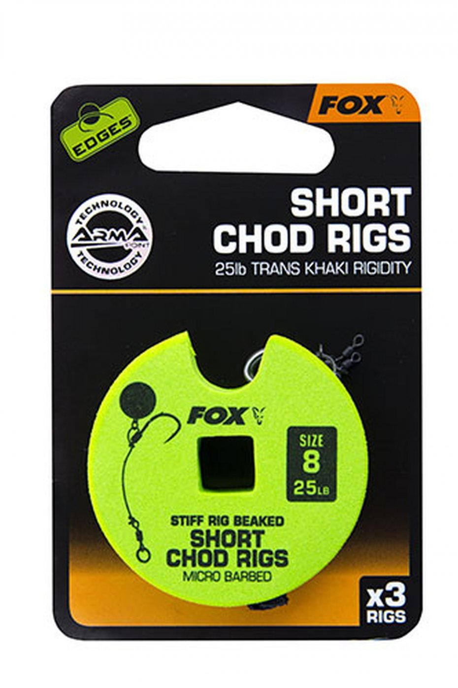 Fox Edge Armapoint stiff rig Short Chod rigs 30lb 4 — zdjęcie 3