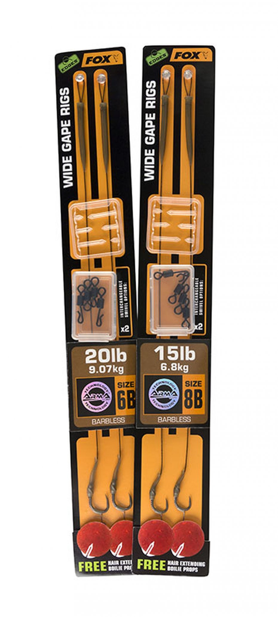 Fox Edges Armapoint Wide gape rigs brown 25lb 2 — zdjęcie 2