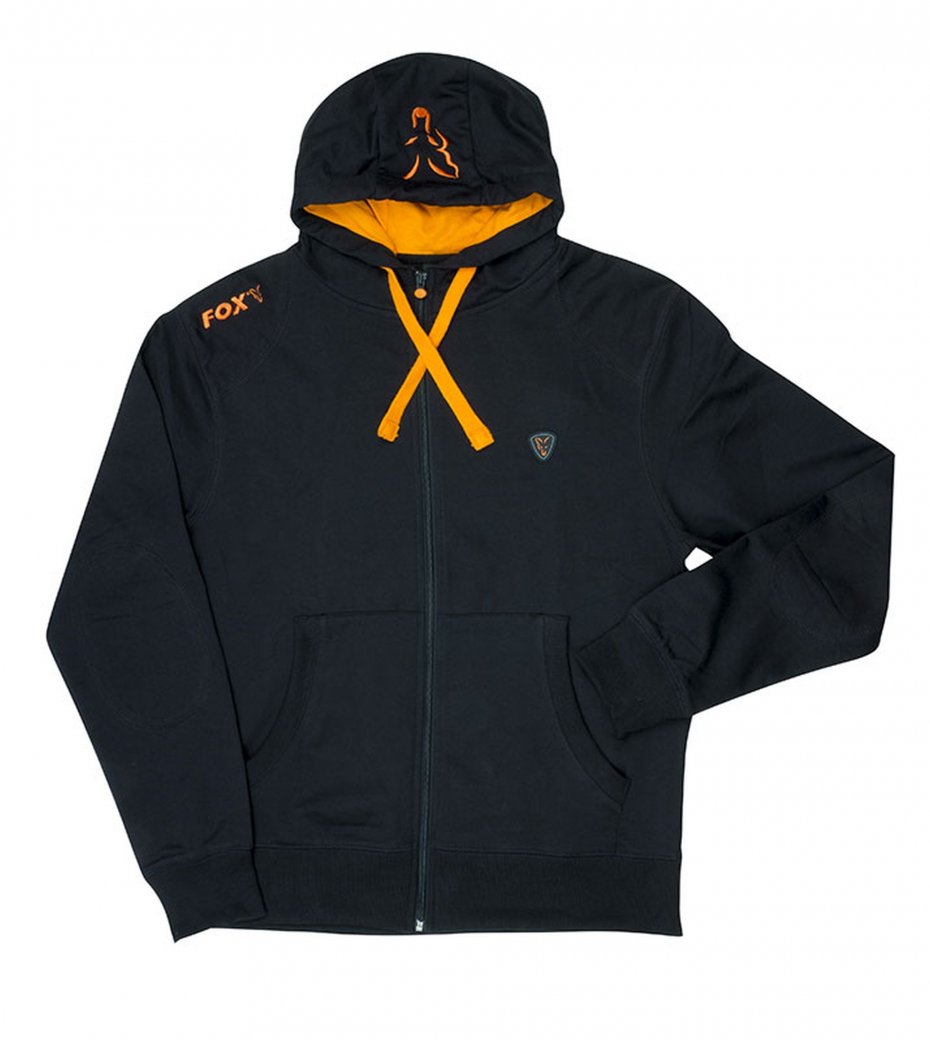 Fox Black Orange lightweight zipped hoodie XL — zdjęcie 5