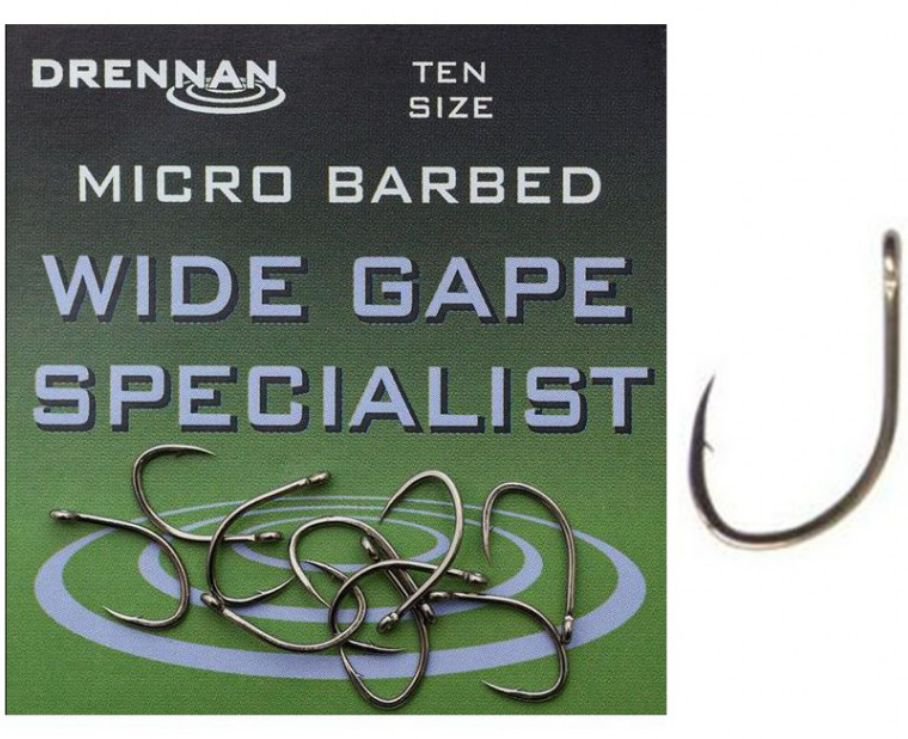 Haczyki Drennan Wide Gape Specialist nr 10