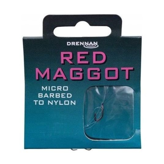 Gotowe Przypony Red Maggot 18 / 0,13mm