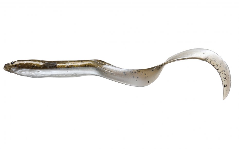 Savage Gear Real Eel 15cm Olive Sparkle Pearl