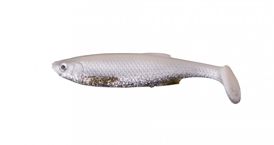 Savage Gear 3D Bleak Paddle Tail 8cm White Silver 5szt
