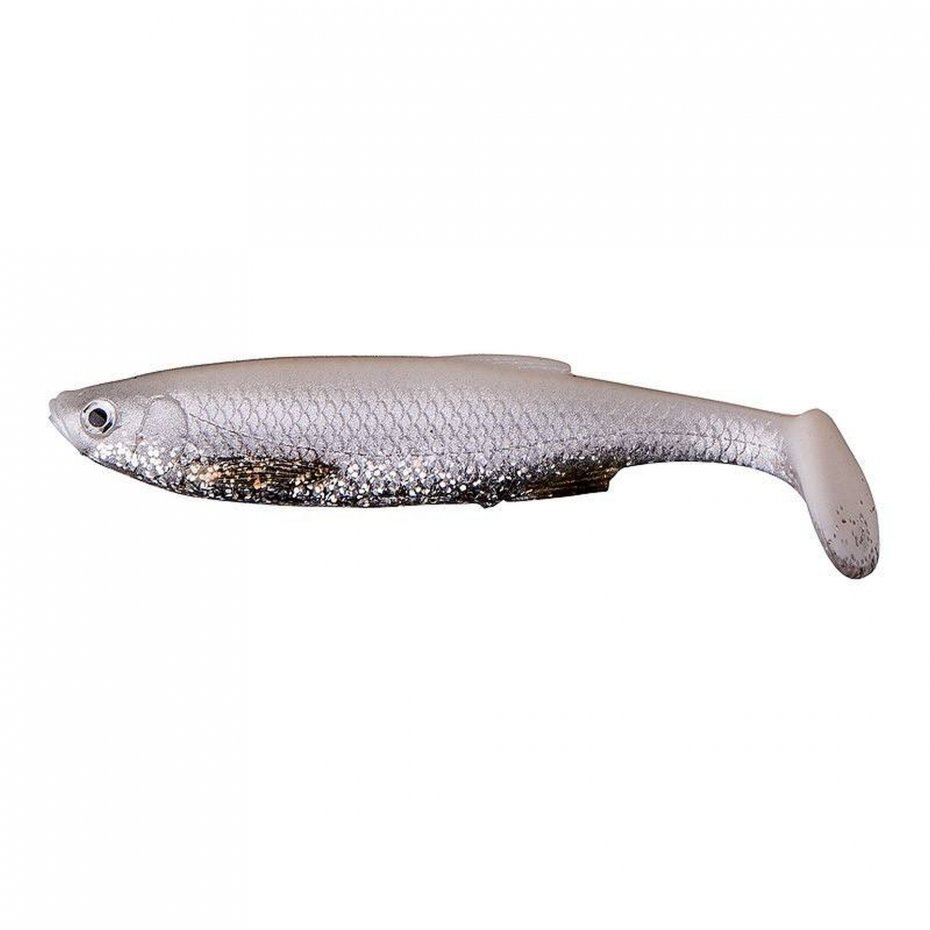 Savage Gear 3D Bleak Paddle Tail 10.5cm White Silver 5szt