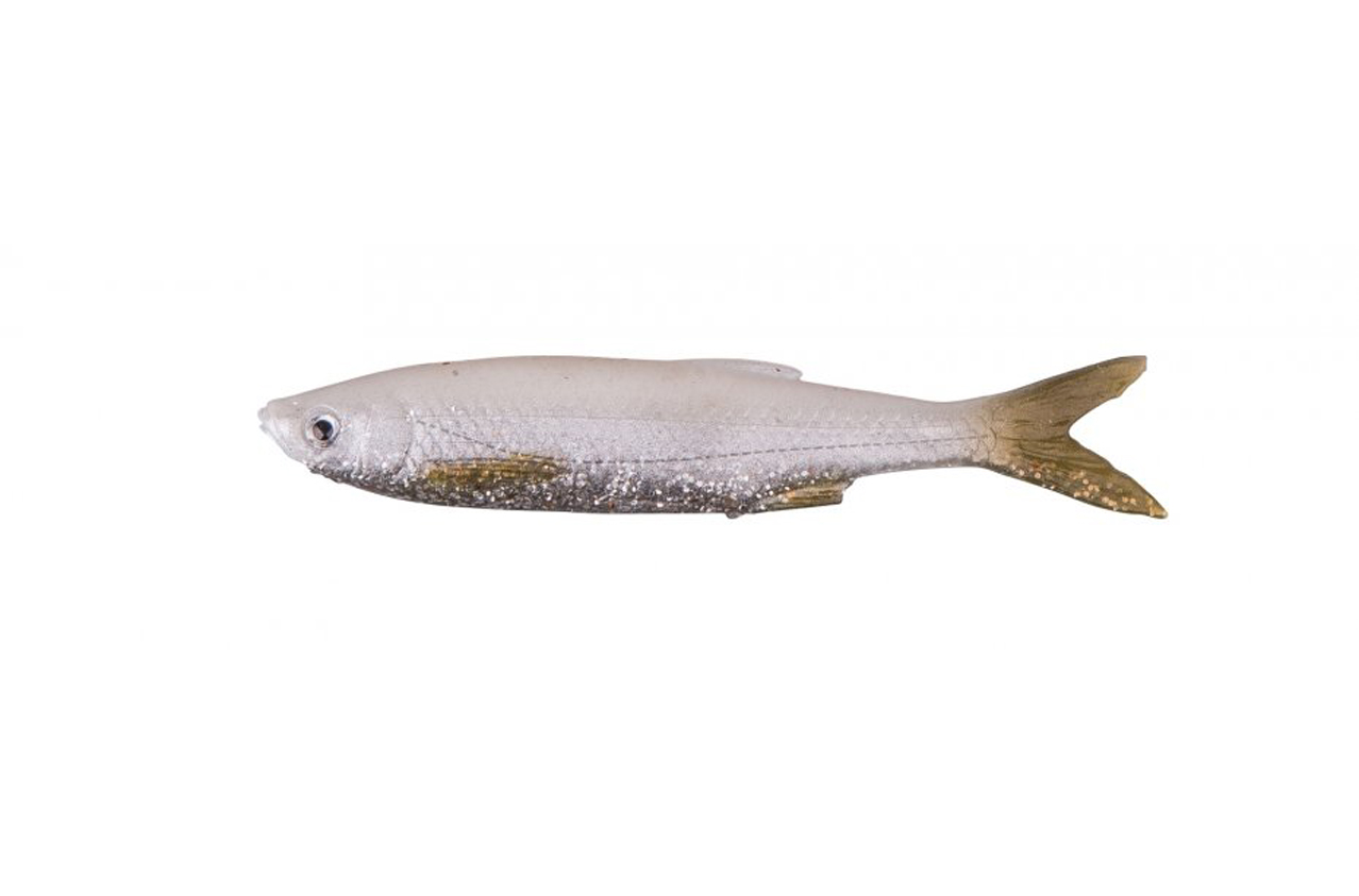 Savage Gear 3D Bleak Real Tail 8cm White Silver 5szt