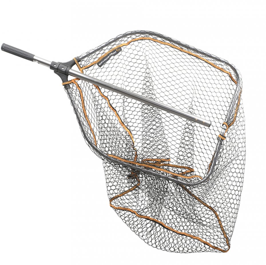 Savage Gear Pro Folding Rubber Large Mesh Landing Net L