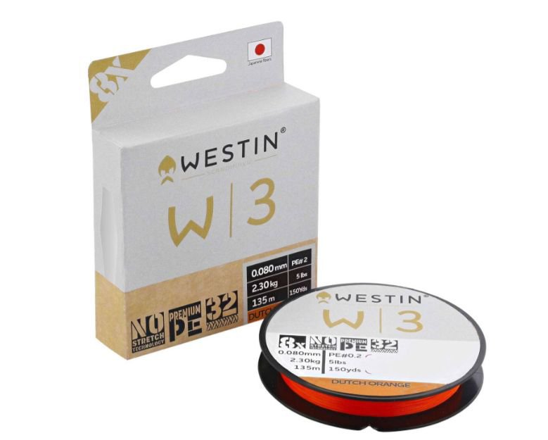W3 8-Braid 135m 0.165mm 7.9kg Dutch Orange