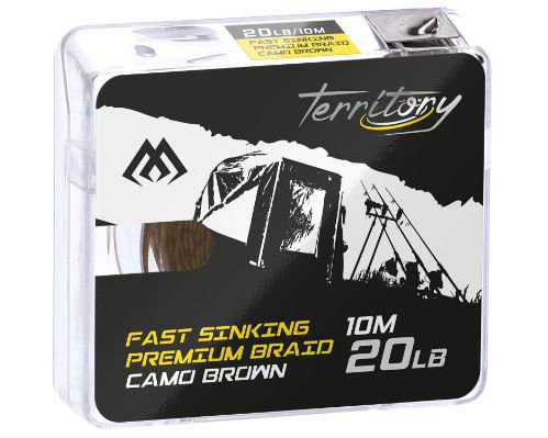 Plecionka Przyponowa Fast Sinking Premium Braid 30lbs/10m Brązowy Camo