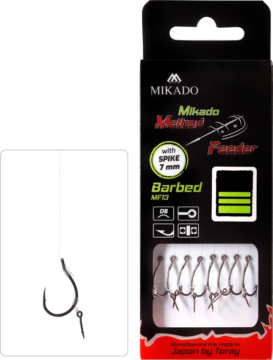 Przypony Method Feeder MF13 żyłka z bagnetem 8/0.23