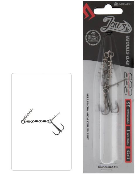 Jaws Evo Stinger - 25kg - Kotwica Nr 1- Op.2szt.