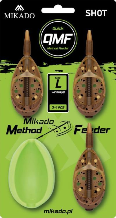 METHOD FEEDER SHOT Q.M.F. SET L - 3x30g + FOREMKA