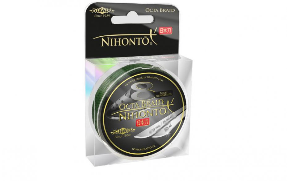 Mikado Nihonto Octa Braid 0.50 Green 150m