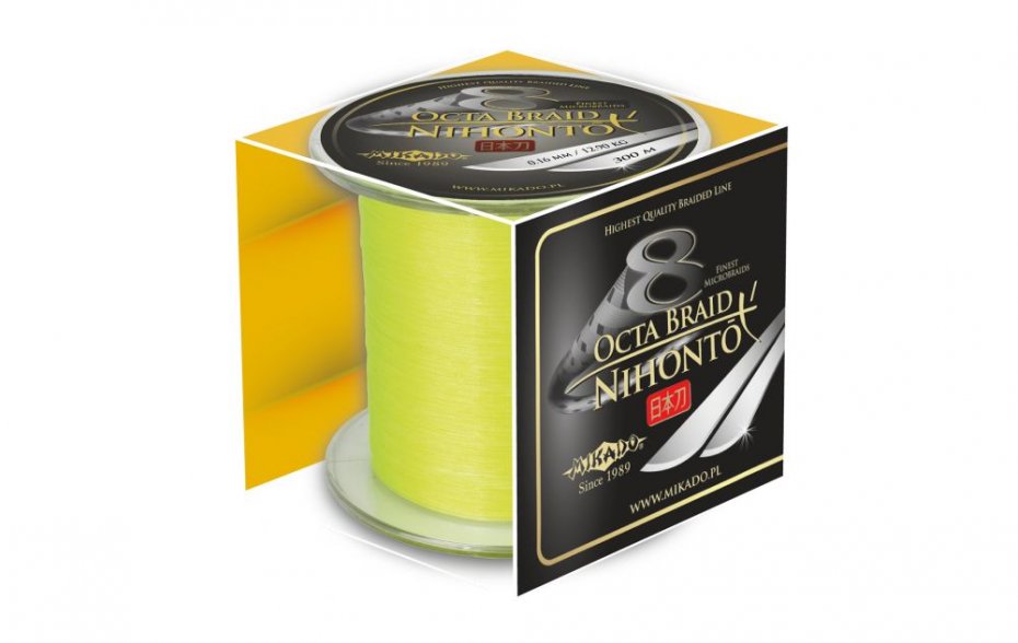 Mikado Nihonto Octa Braid 0.35 Fluo 300m