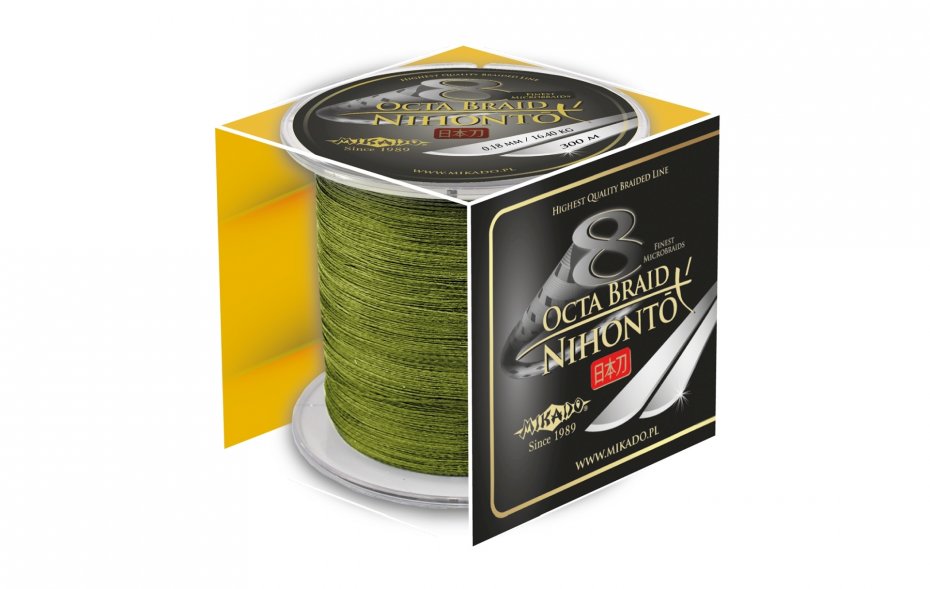 Mikado Nihonto Octa Braid 0.14 Green 300m