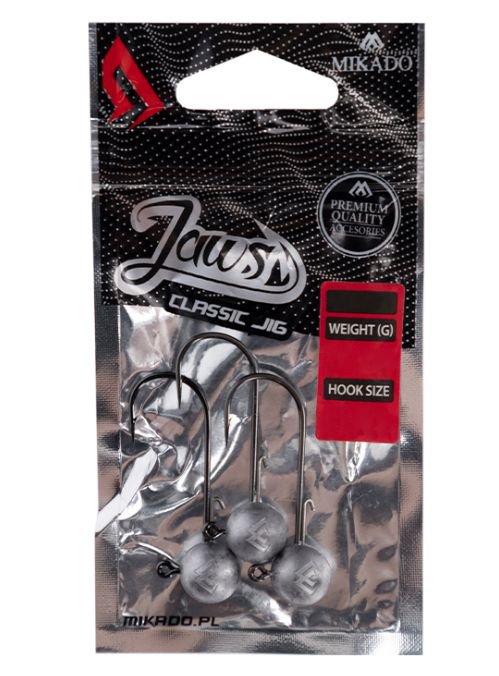 Główki Jigowe Jaws Classic Jig bez kołnierza- 3g-5/0