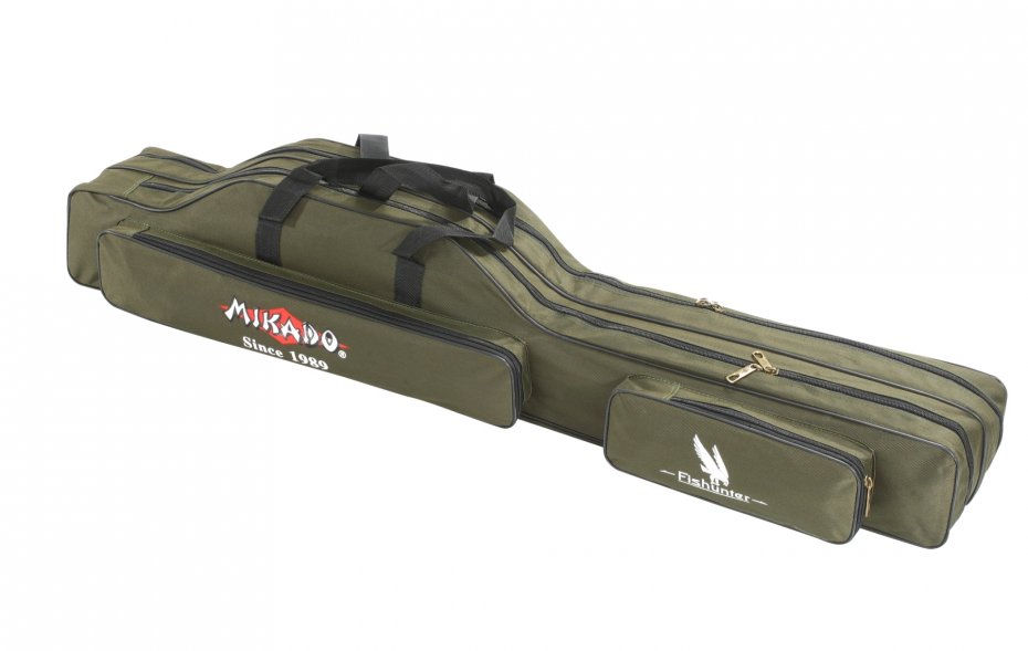 Mikado Pokrowiec na wędki 2 Komorowy 120cm Zielony