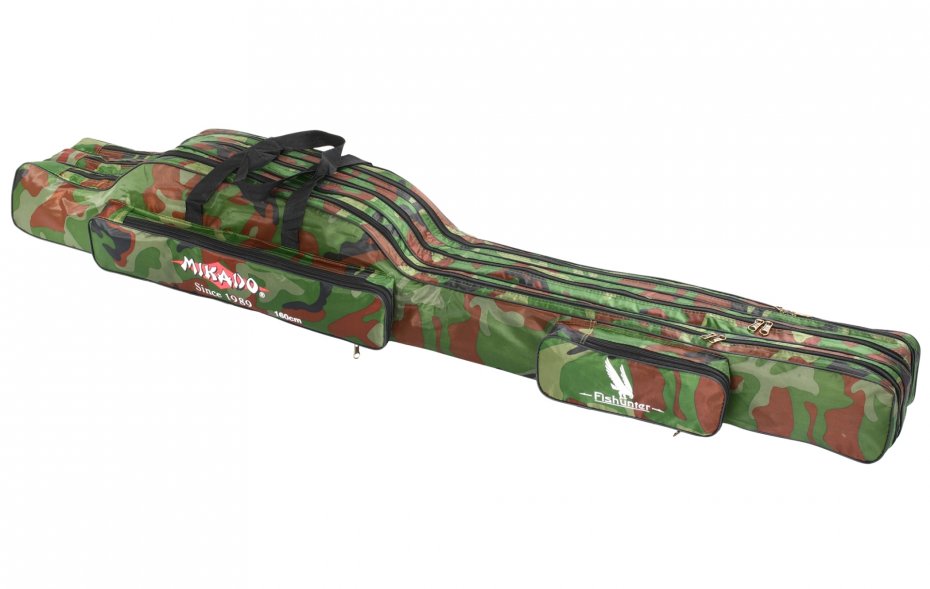 Mikado Pokrowiec na wędki 3 Komorowy 150cm Camouflage