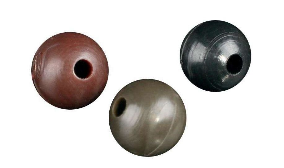 Koralik Silikonowy Miękki Rozm. 6mm Ciemno Brązowy 25szt