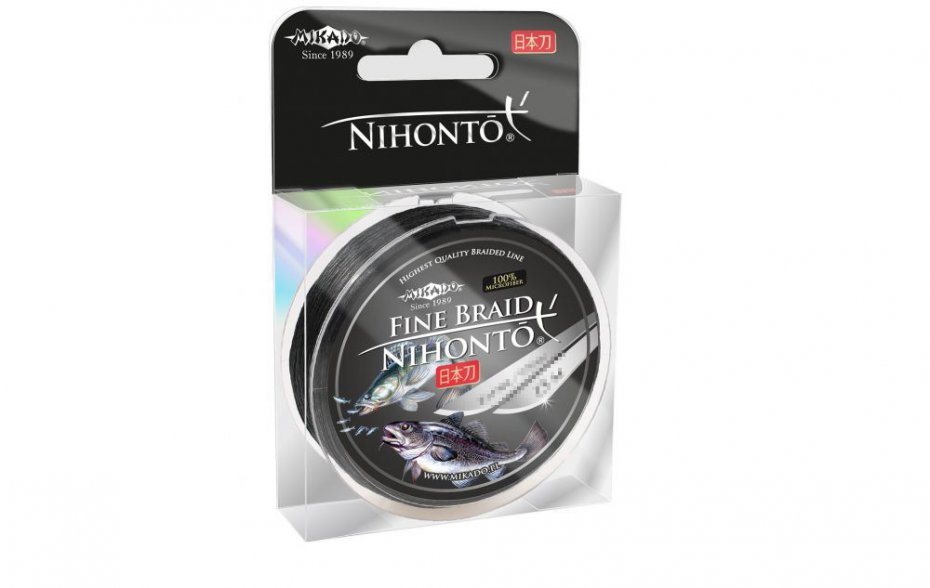 Mikado Nihonto Fine Braid 0.30 Black 100m