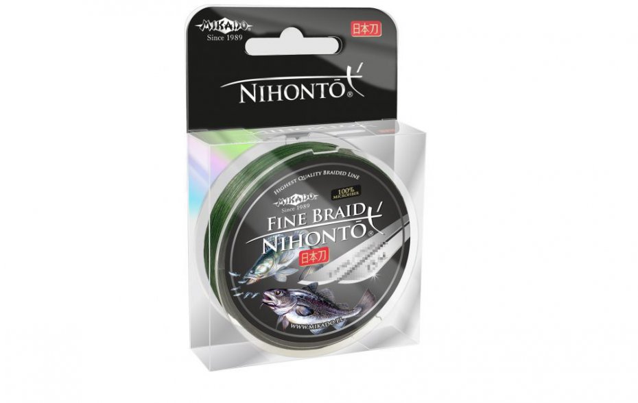 Mikado Nihonto Fine Braid 0.25 Green 100m