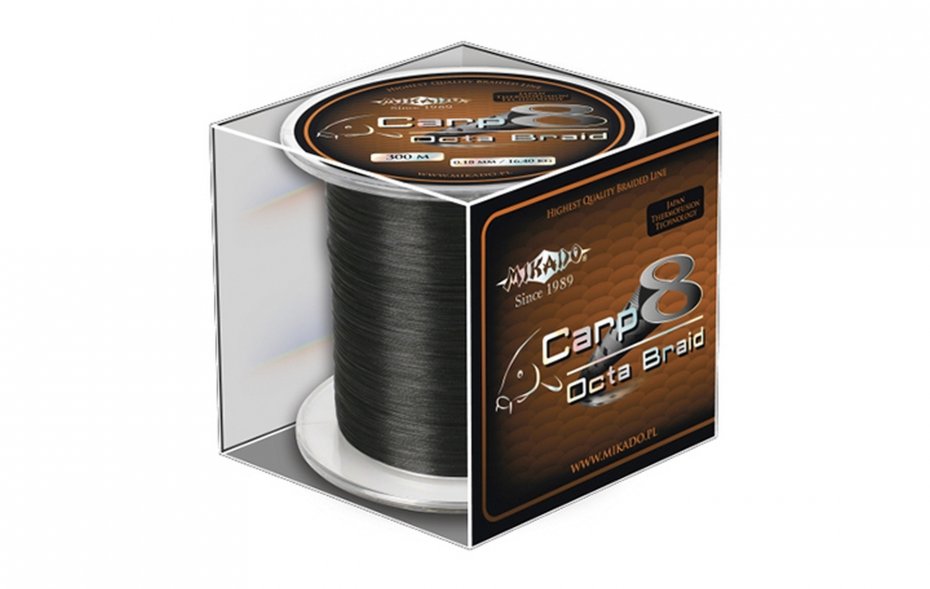 Mikado Carp Octa Braid 0.23 Black 300m