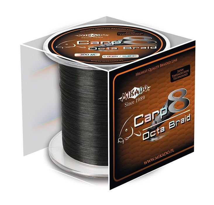 Mikado Carp Octa Braid 0.23 Black 600m