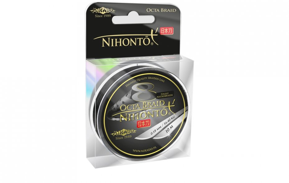 Mikado Nihonto Octa Braid 0.26 Black 10m