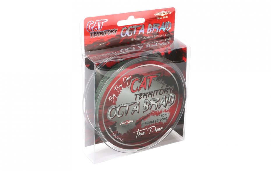 Plecionka Mikado Cat Territory Octa Braid 0.60 Green 150m